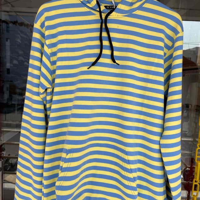 Blue and Yellow Hoodie