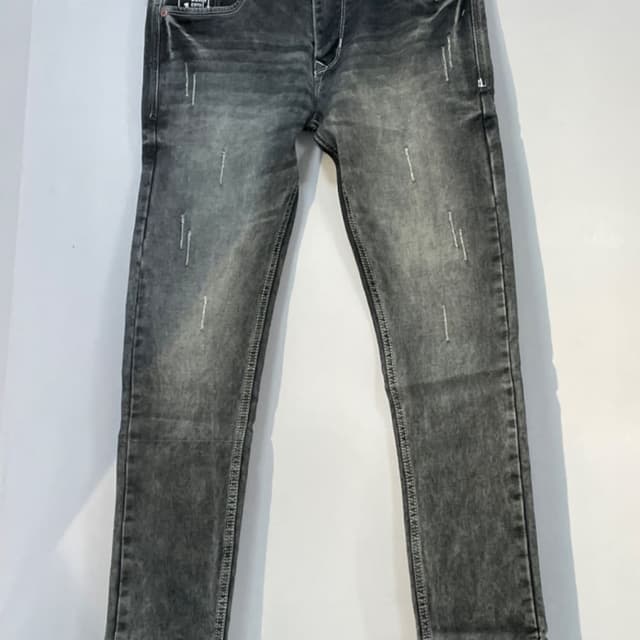 Gray scale with a washed effect Jeans