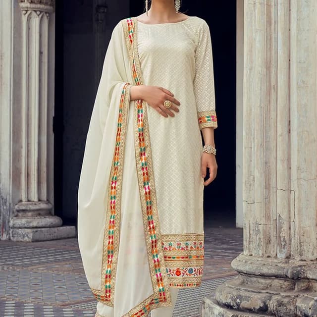 Off White Salwar