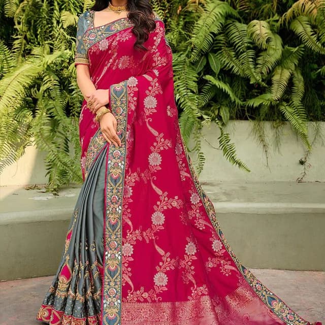 Red Saree