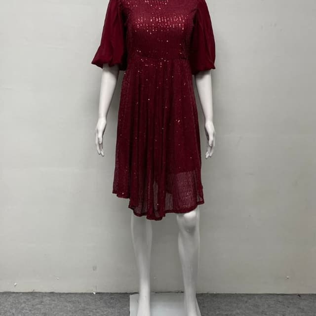 Burgundy Dress