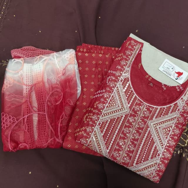 Pant set with dupatta 