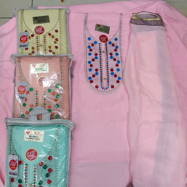 Pure mal cotton material...5 mtr full material 