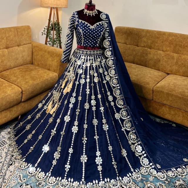 Mirror lehenga 