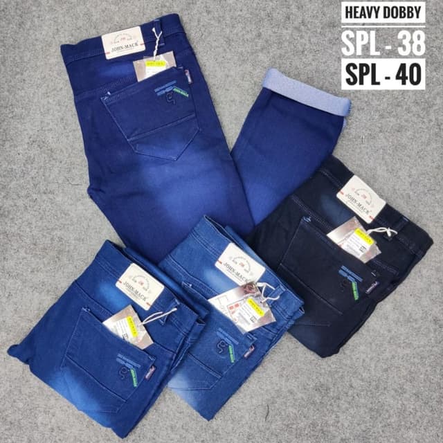 Various shades of Blue Jeans