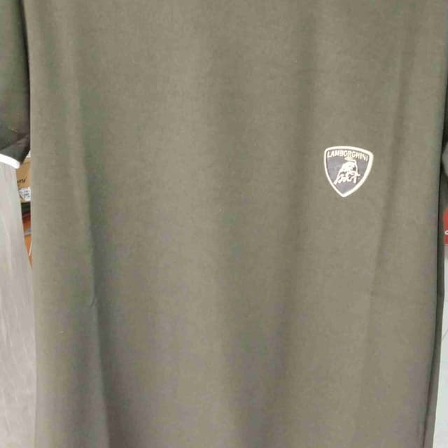 Olive green with white accents T-shirt