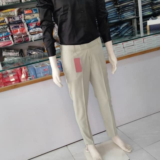 Beige Trousers