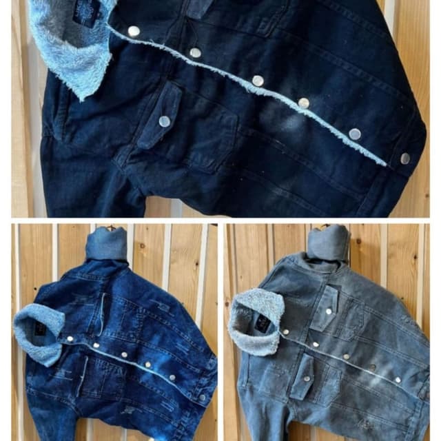 Black, Blue, Gray Jacket