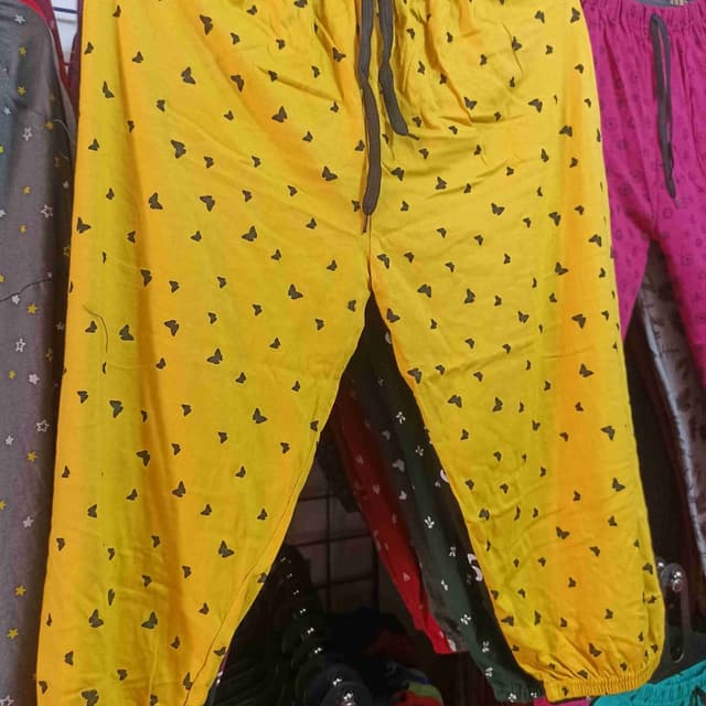 Yellow with black Pajama