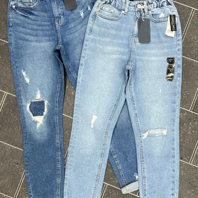 Light Blue and Dark Blue Jeans
