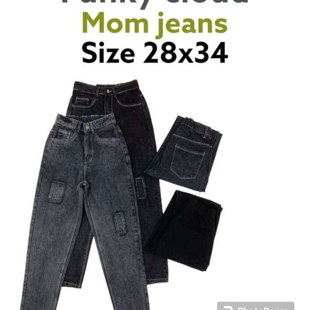 Black, Gray Jeans