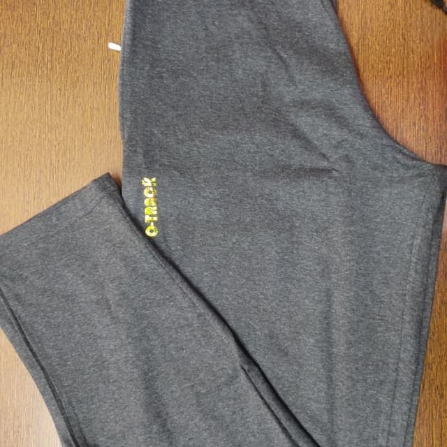 Charcoal Grey with Yellow Track Pants