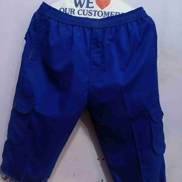 Blue Cargo Pants