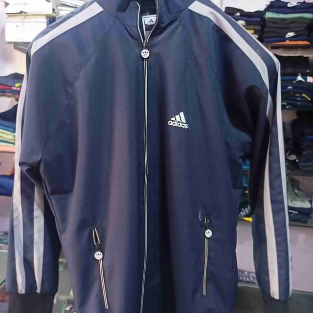Navy blue and white Jacket