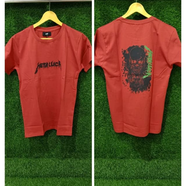 Red, Black T-shirt