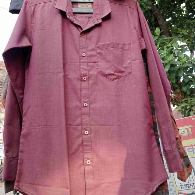 Burgundy Shirt