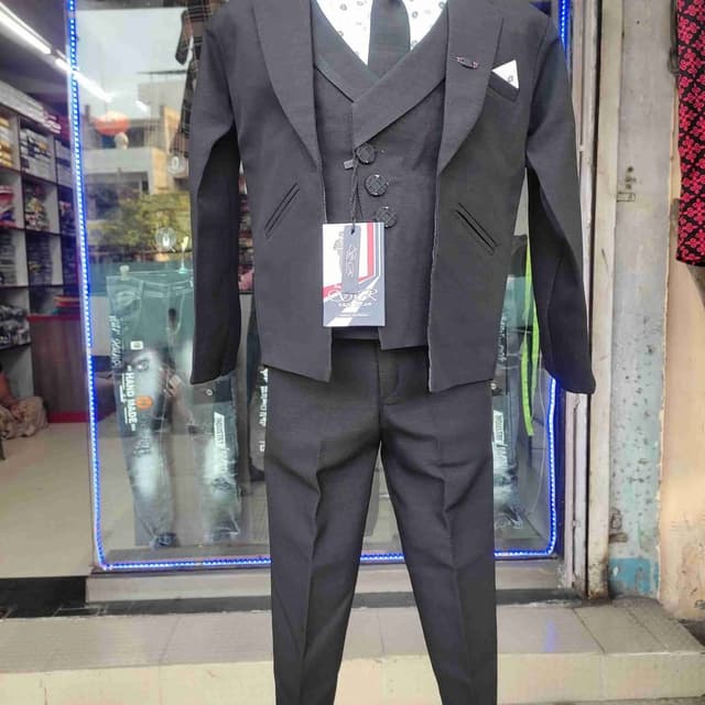 Black, White Suit