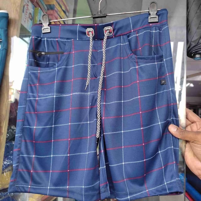 Blue, Red, White Shorts