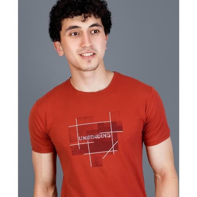 Red-orange T-shirt