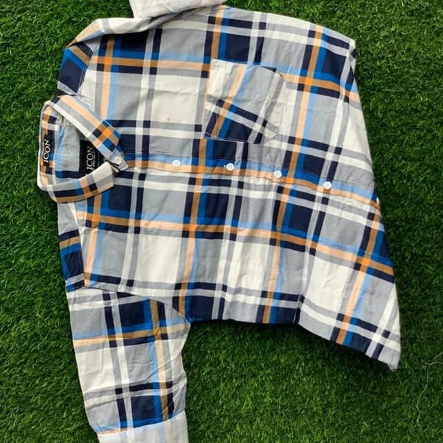 White, Navy Blue, Light Blue, Orange, Gray Shirt