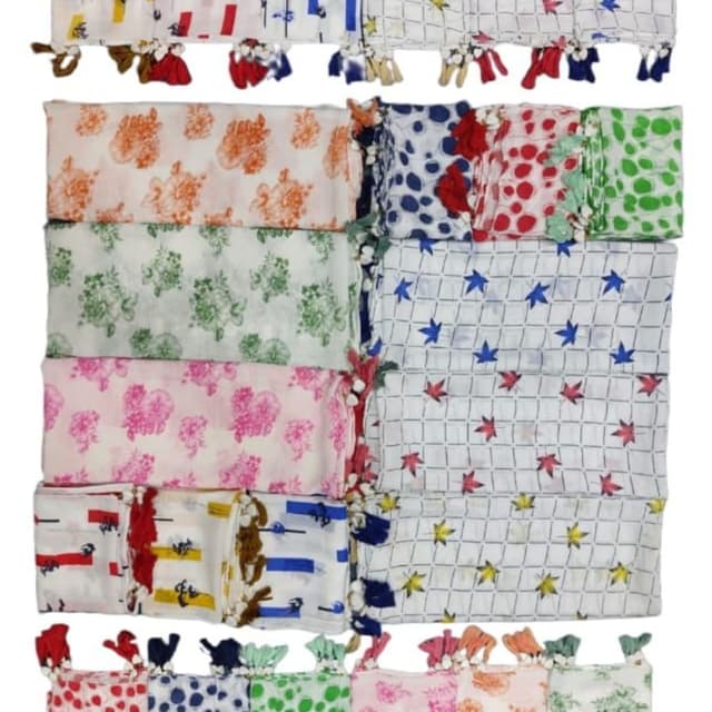 Various patterns and colors Scarf