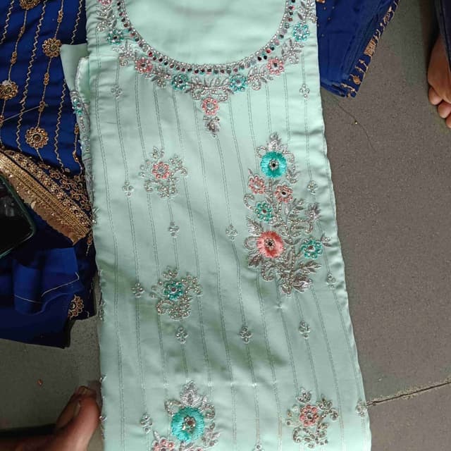 Navy Blue Salwar Suite