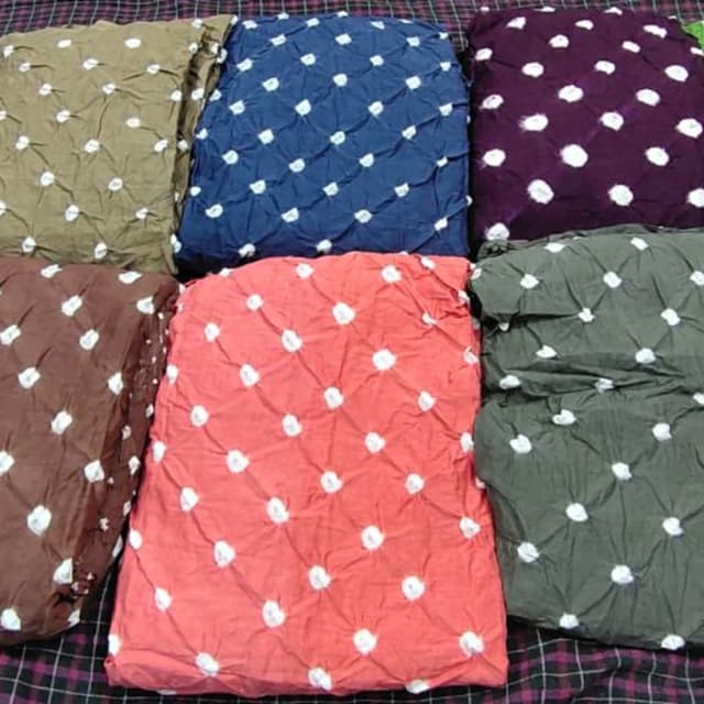 4.5 MITTER SALANG BANDHNI WITH DUPPATTA 