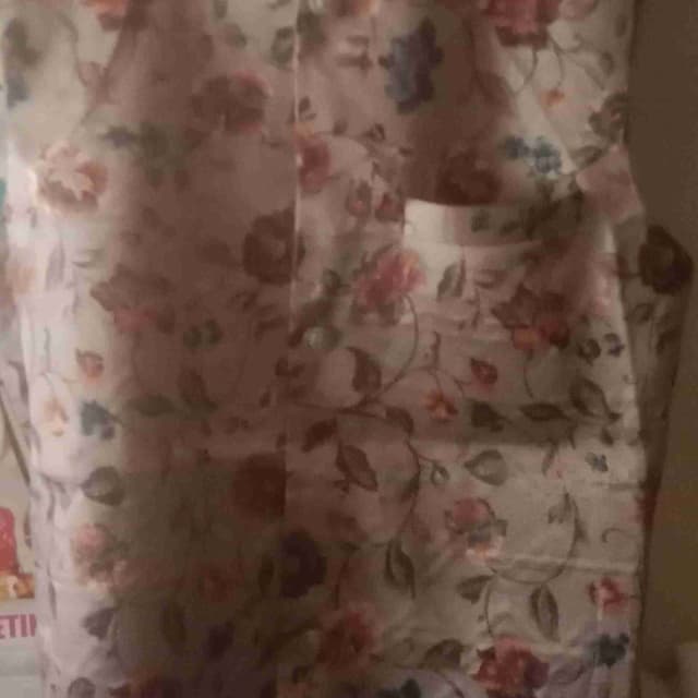 Soft pink, cream, red, and green Waistcoat