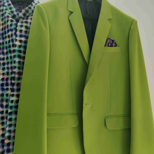 Green, Black, Purple Jacket