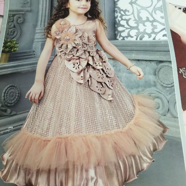 Champagne and Peach Dress