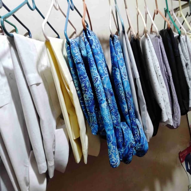 Blue, White Scarf/Shawl