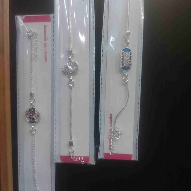 Silver, Multicolored Bracelets