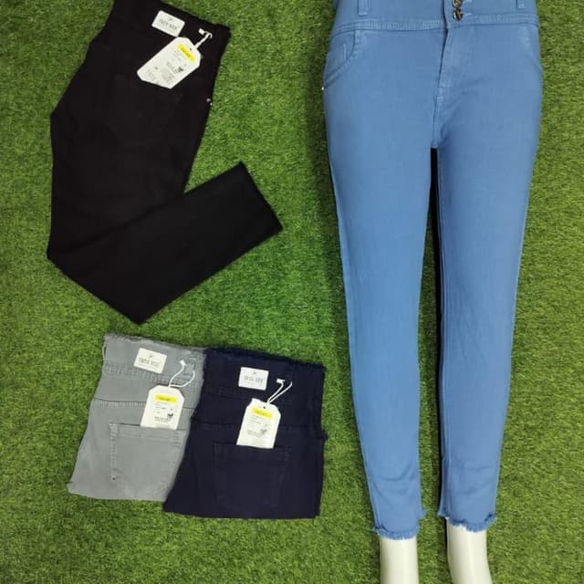 Black, Blue, Gray, and Navy Jeans