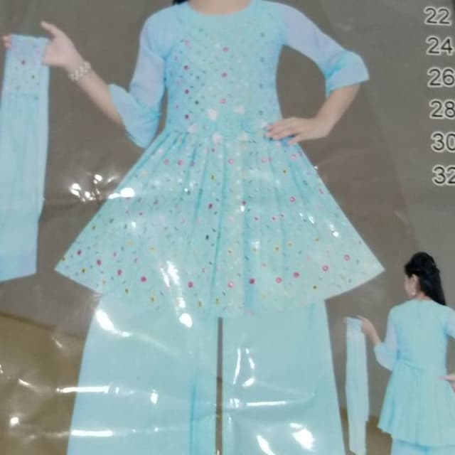 Light Blue Salwar Kameez