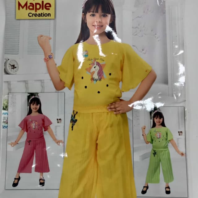 Yellow Top and Pants Set