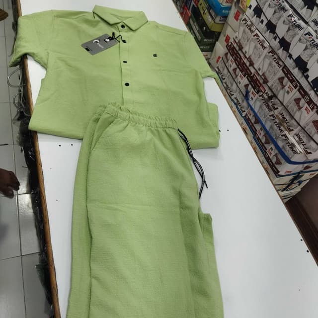 Light Green Shirt and Pant Set