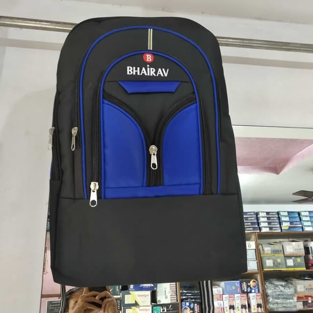 Black and Blue Backpack