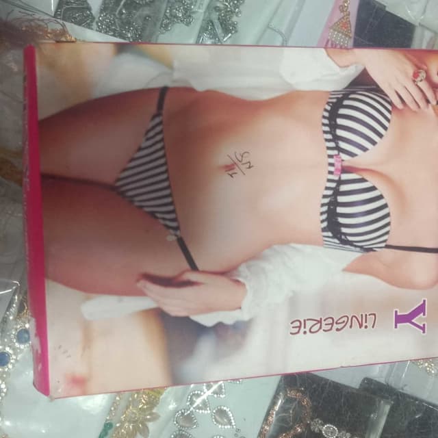 Black and White Bikini Set