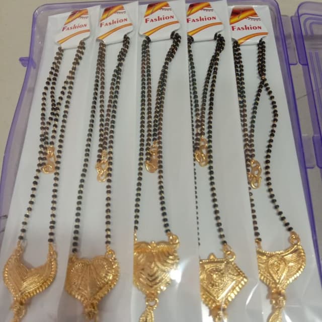 Black and Gold Necklace