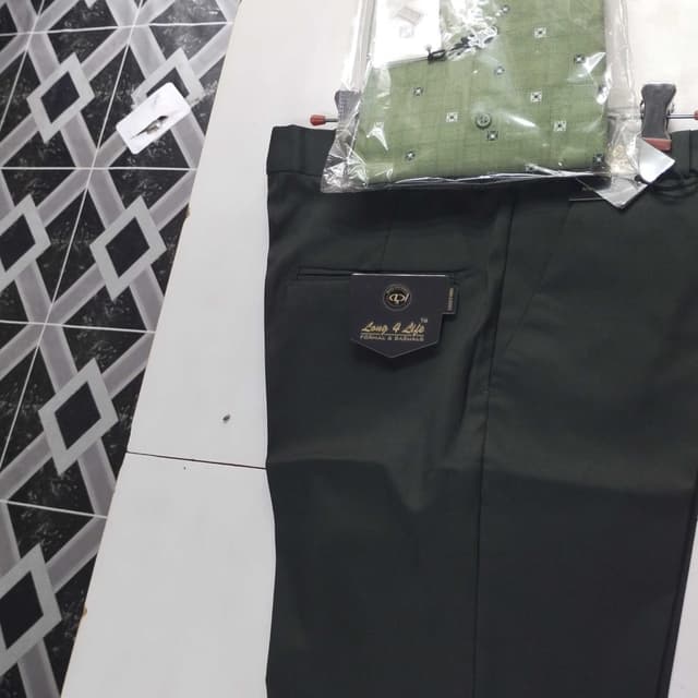Dark Green Trousers