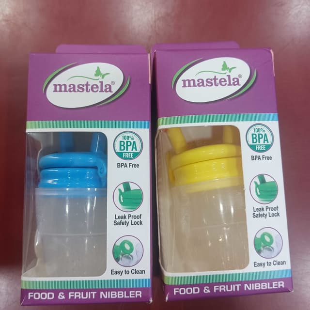 Blue, Yellow, Purple, Green, White Food & Fruit Nibbler