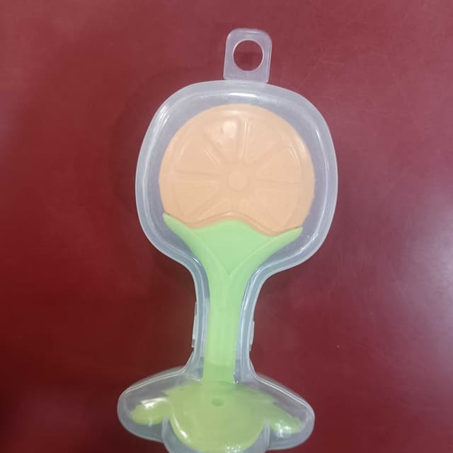 Orange, Green, Clear Teether