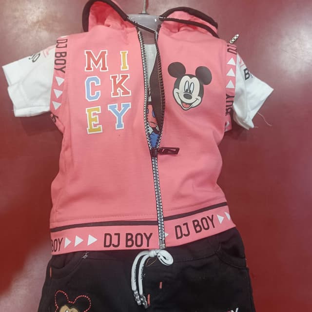 Pink, Black, White Outfit