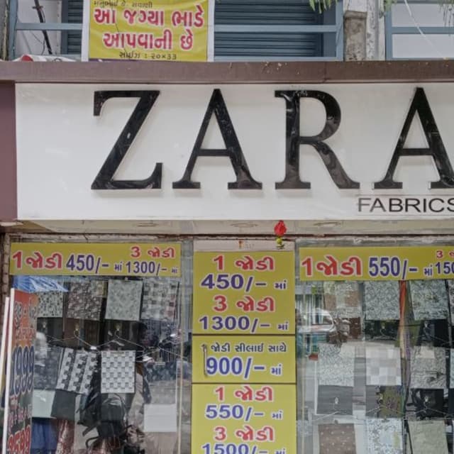 Zara febric 