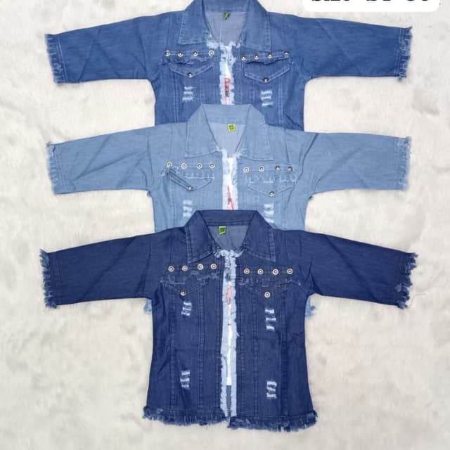 Various shades of blue Jacket