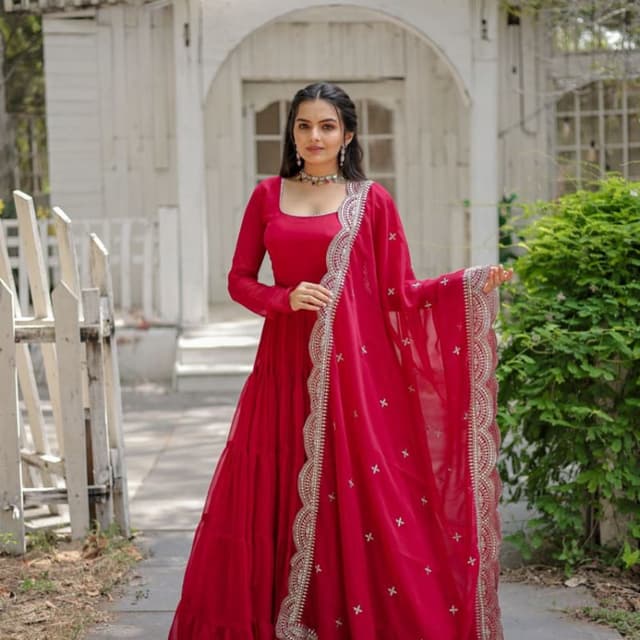 Maroon Lehenga