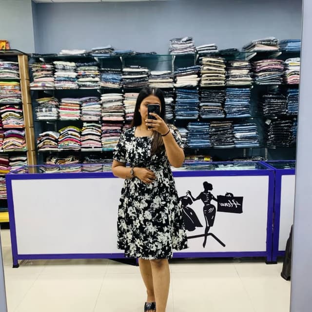 Black and White Dress