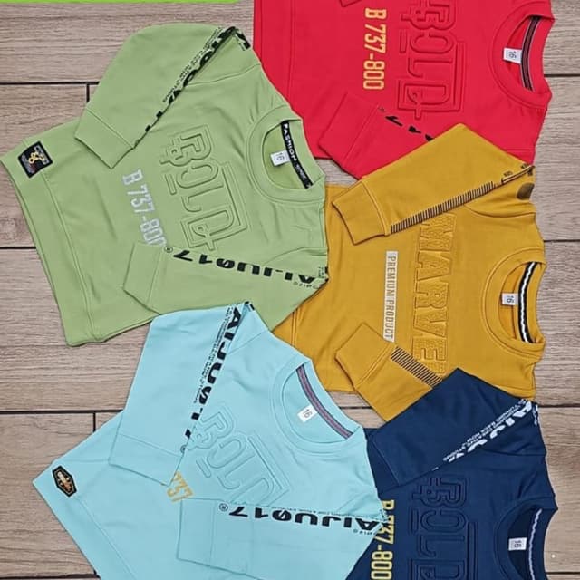 Red, Green, Yellow, Blue, and Aqua Blue T-shirt
