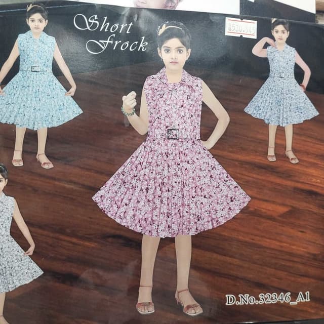 Pink and White, Blue and White Dress
