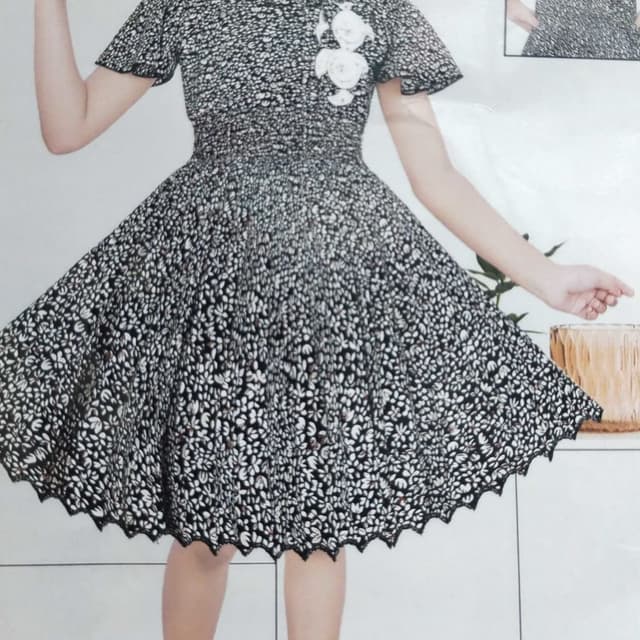 Black and White Dress